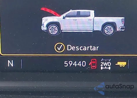 2022 GMC Sierra 1500 Limited 4Wd Short Box Elevation z USA, uszkodzony, nr VIN 3GTU9CED2NG132166